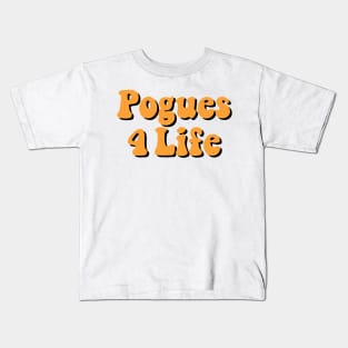 Orange Pogues 4 Life / P4L Kids T-Shirt